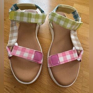 NWT Dirty Laundry Qwest Sandal in Multicolor Gingham Print size 7